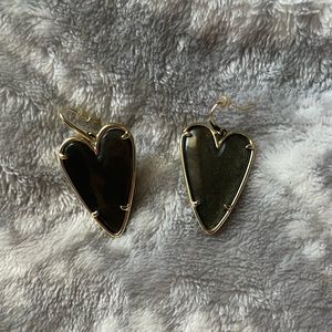 Kendra Scott heart drop earrings